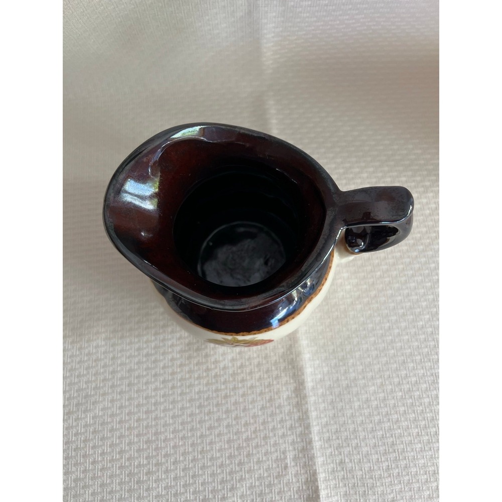 McCoy USA Pottery Vintage Pitcher Fruit and Berries #7528 - Picture 5 of 8
